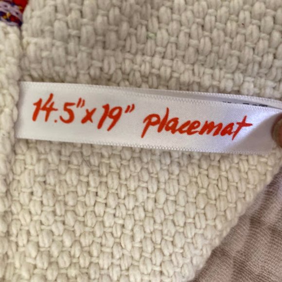 4 Anthropologie Boho Placemats - Picture 3 of 5